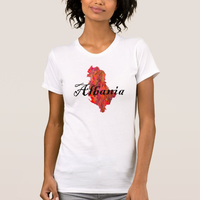T-shirt Albanie (Devant)