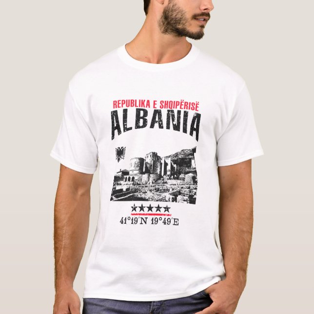 T-shirt Albanie (Devant)