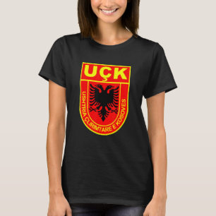 T-shirt Albanie Aigle Drapeau Kosovo Balkan 1