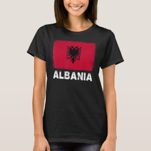 T-shirt Albanie Drapeau Appui aux Albanais Femmes Hommes