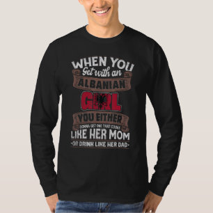 T-shirt Albanie Drapeau Fiers Albanais Hommes & Femmes