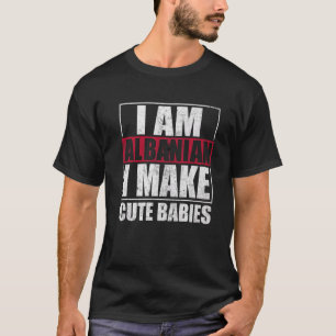 T-shirt Albanie Drapeau Fiers Albanais Hommes & Femmes