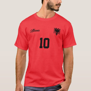 T-shirt Albanie Équipe nationale personnalisée Jersey