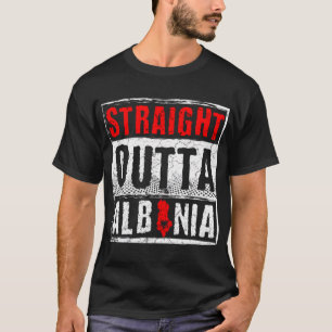 T-shirt Albanie Straight Outta Albanie