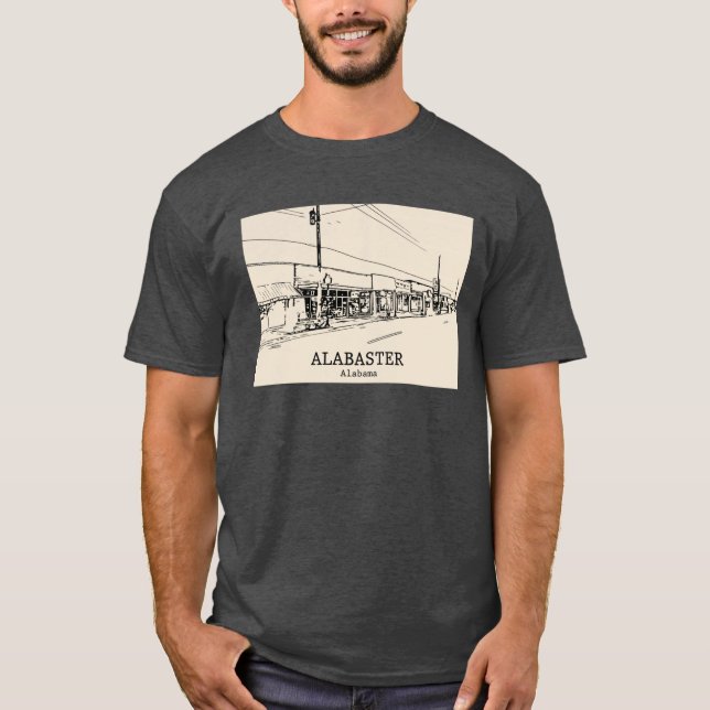 T-shirt Albâtre Alabama (Devant)