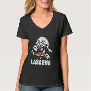 T-shirt Albert Eating Lasagna - Funny Lasagna Graphisme Cl