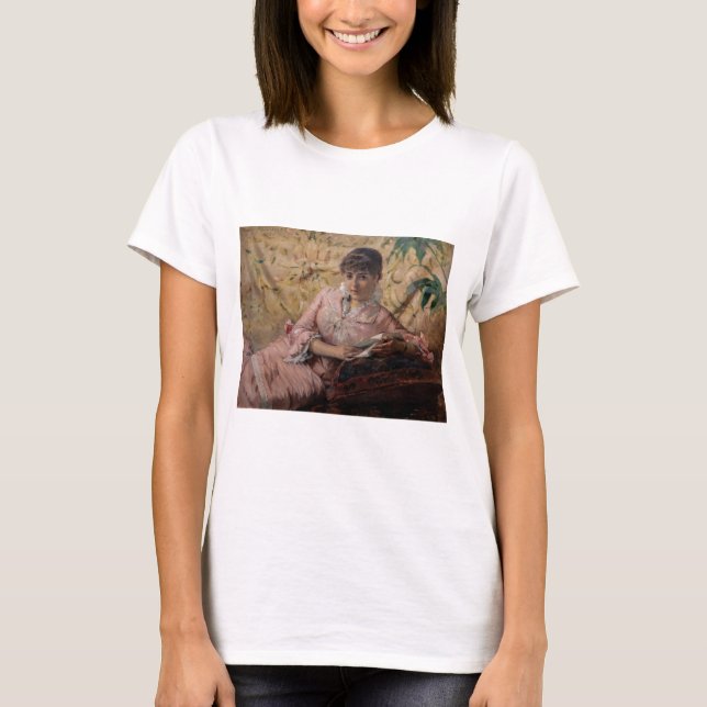 T-shirt Albert Edelfeel - La Parisienne de lecture (Devant)