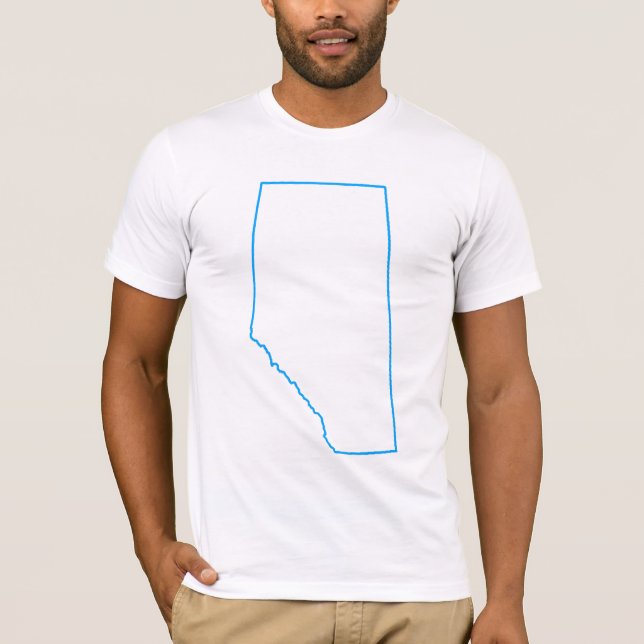 T-shirt Alberta fort et libre (Devant)