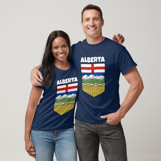 T-shirt Alberta Strong - Bouclier provincial (Unisexe)