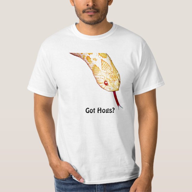 T-shirt Albinos Hognose occidental (Devant)
