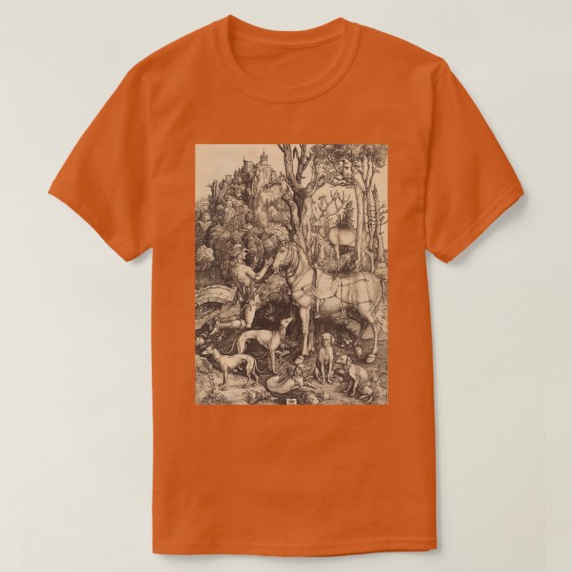 T-shirt Albrecht Durer Saint Eustace 1500 (Design devant)