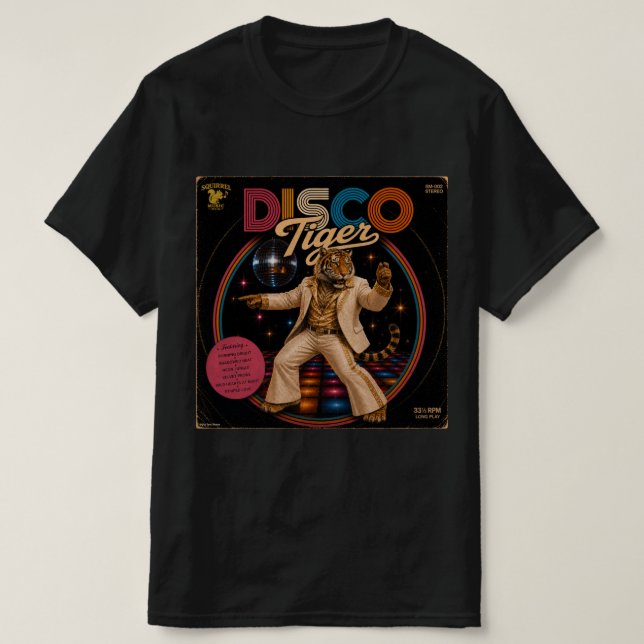T-shirt Album Disco Tigre (Design devant)