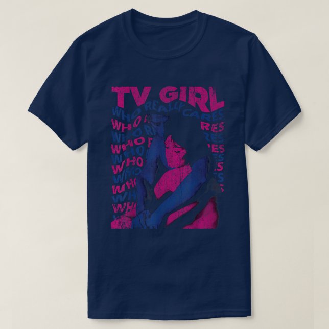 T-shirt Album Pour Fille De Télévision Qui S'Occupe Vraime (Design devant)