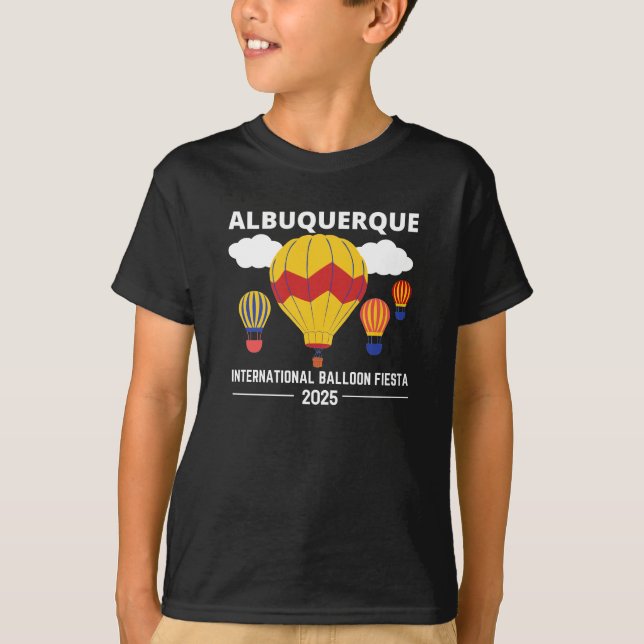 T-shirt Albuquerque Balloon Fiesta 2025 (Devant)