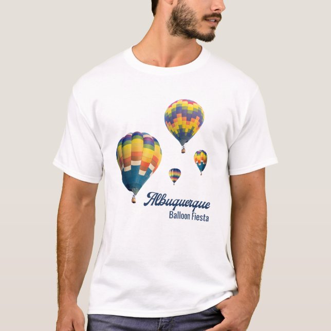 T-shirt Albuquerque Balloon Fiesta International (Devant)