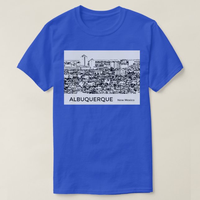 T-shirt Albuquerque Nouveau-Mexique 2 (Design devant)