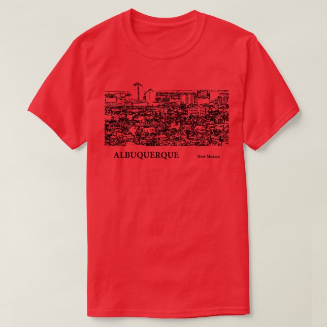 T-shirt Albuquerque Nouveau-Mexique 5 (Design devant)