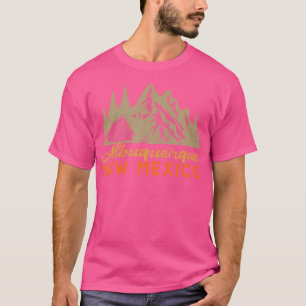 T-shirt Albuquerque Nouveau-Mexique Camping Montagnes