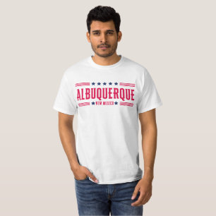 T-shirt ALBUQUERQUE NOUVEAU MEXIQUE Étoiles et rayures