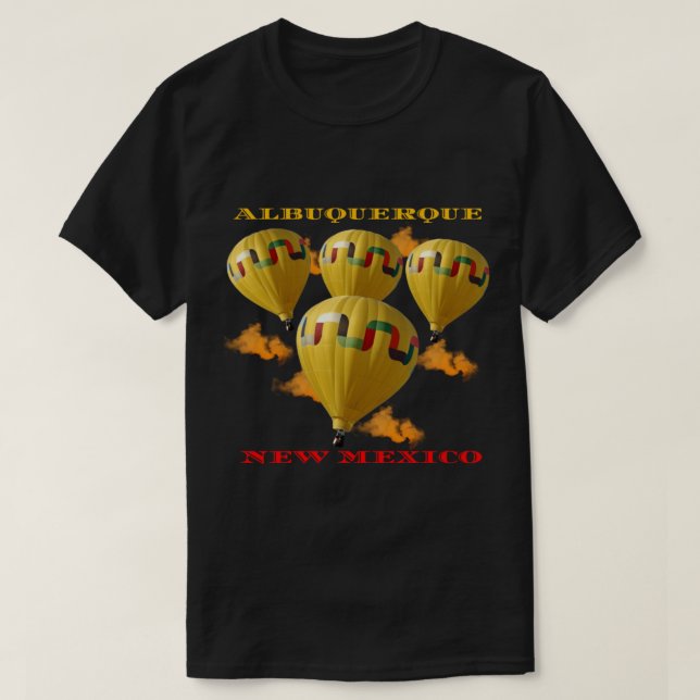 T-shirt Albuquerque Nouveau-Mexique Hot Air Balloon Fiesta (Design devant)