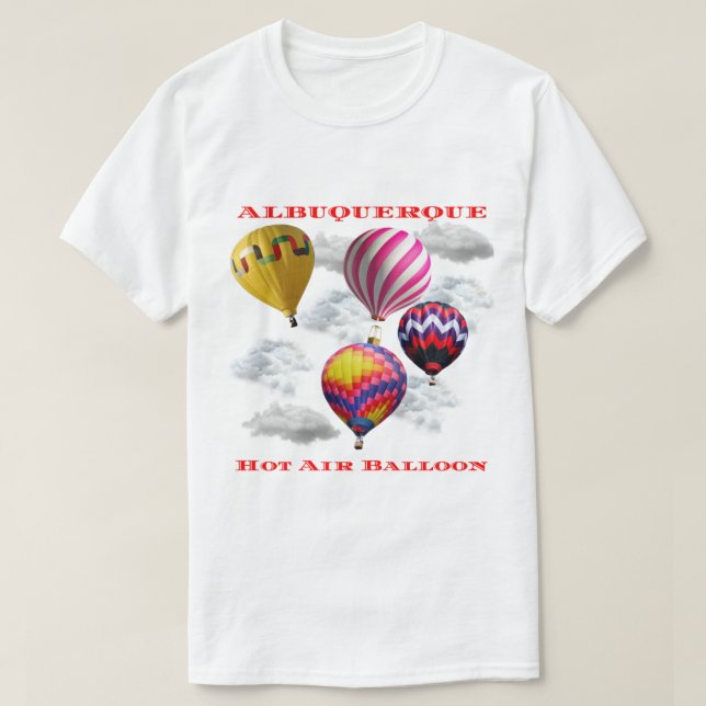 T-shirt Albuquerque Nouveau-Mexique Hot Air Balloon Fiesta (Design devant)