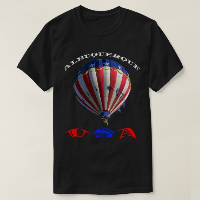 T-shirt Albuquerque Nouveau-Mexique Hot Air Balloon Fiesta (Design devant)