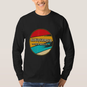 T-shirt Albuquerque Retro Vintage Sunset Us Etat Nouveau M