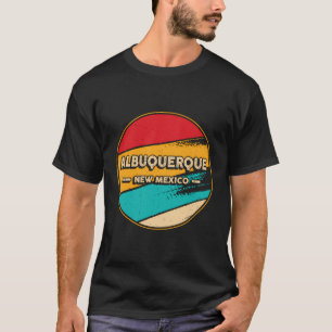 T-shirt Albuquerque Retro Vintage Sunset Us Etat Nouveau M