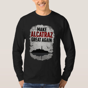 T-shirt Alcatraz Revival Club - Satire rétro