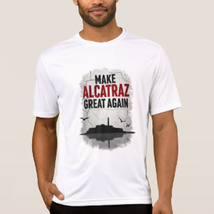 T-shirt Alcatraz Revival Club - Satire rétro