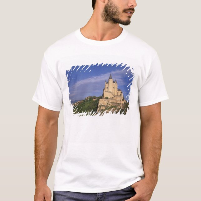 T-shirt Alcazar, Ségovie, Castille Leon, Espagne (Devant)