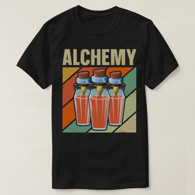 T-shirt Alchemist Alchemy Potion Chemistry (Design devant)
