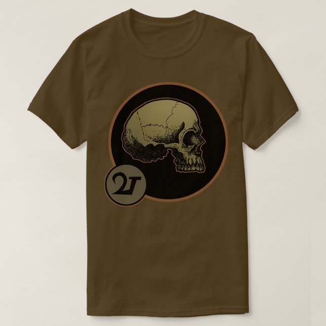 T-shirt Alchimie Couleur du crâne (Design devant)