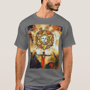 T-shirt Alchimie de l'âme version rouge Art par LAVA