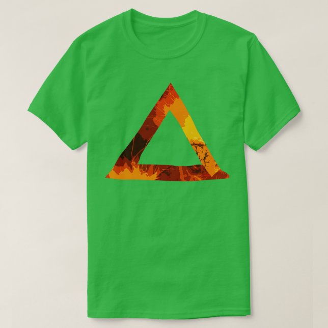 T-shirt Alchimie de l'élément de feu 5 (Design devant)