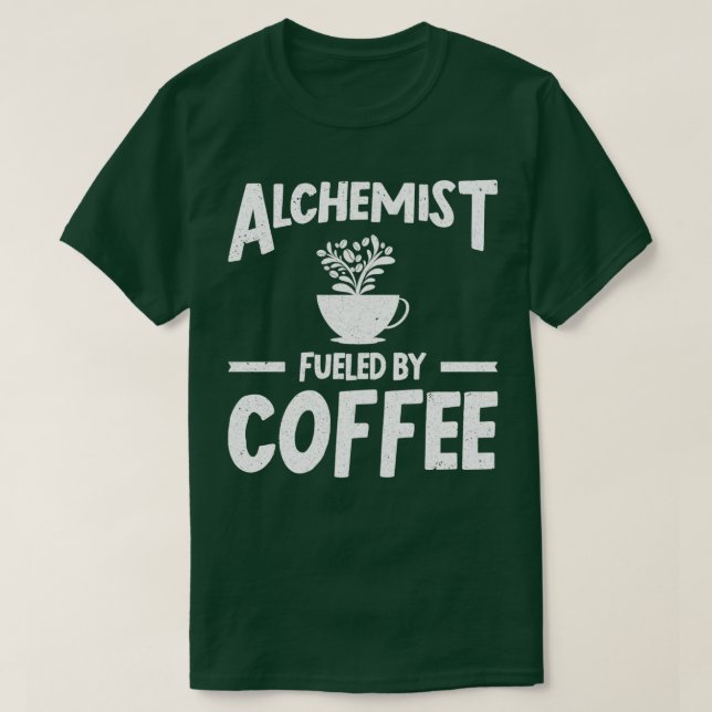 T-shirt Alchimie du café alchimiste (Design devant)