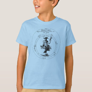 T-shirt Alchimie et Mercurius. Mercury avec le caducée