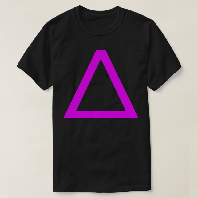 T-shirt Alchimie FireTriangle rose (Design devant)