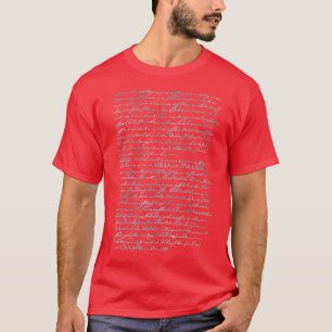 T-shirt Alchimie Texte Chimie ancienne