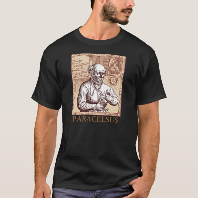 T-shirt Alchimiste, Paracelsus (Devant)