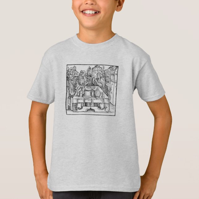 T-shirt Alchimiste royal dans le château (Devant)