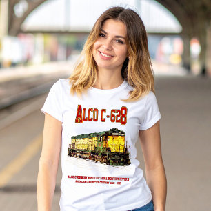 T-shirt Alco C-628 aka Alco Century 628 Diesel Locomotive
