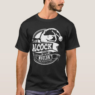 T-shirt Alcock- Chapeau Noël Nom Personnalisé