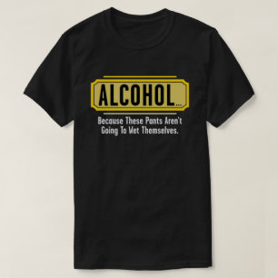 T-shirt alcool