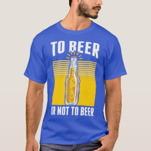 T-shirt Alcool À Bière Ou À Ne Pas Bière Hommes Drôle Femm