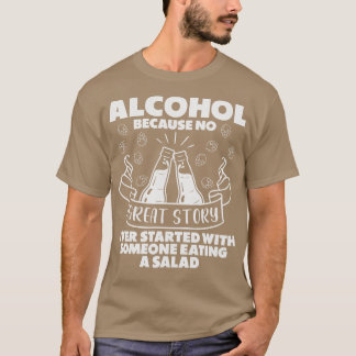 T-shirt Alcool Boire De La Bière Histoires De Fête De La B