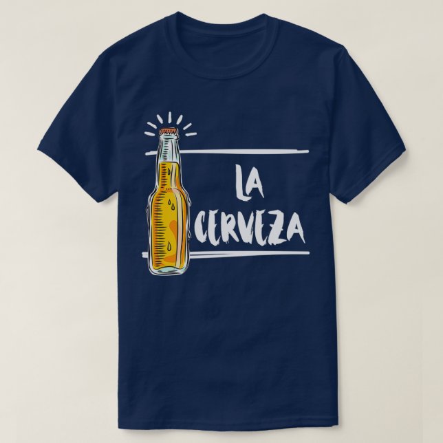 T-shirt Alcool La Cerveza Bière Hommes Femmes Cadeaux Adul (Design devant)