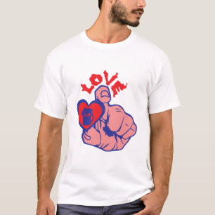 T-shirt alcool main coeur hand biere tient doigt finger lo