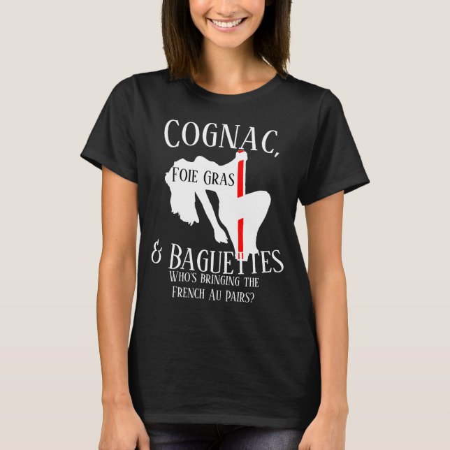 T-SHIRT ALCOOL TABAC & ARMES À FEU QUI APPORTE LES FRITES (Devant)