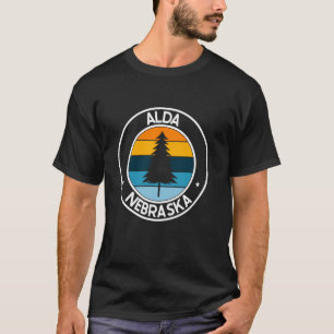 T-shirt Alda Nebraska NE USA City Pride Retro Sunset